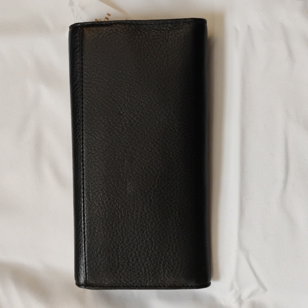 Coach Pebbled Leather Trifold Wallet / new - Picture 2 of 8